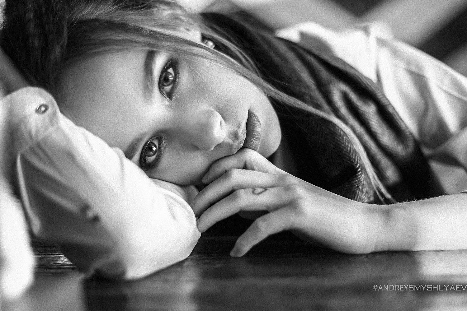 девушка, портрет, смышляев, дневной свет, черно- белое, girl, bw. daylight, blackandwite, smyshlyaev, Андрей
