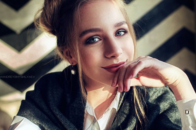 девушка, портрет, смышляев, дневной свет, girl, dayligh, smyshlyaev, зима, россия,челябинск Polina фото превью