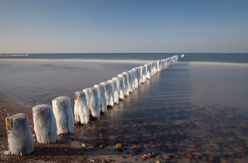 baltic, breakwaters, winter, breakwaters фото превью