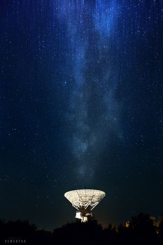 Принимая сигнал.