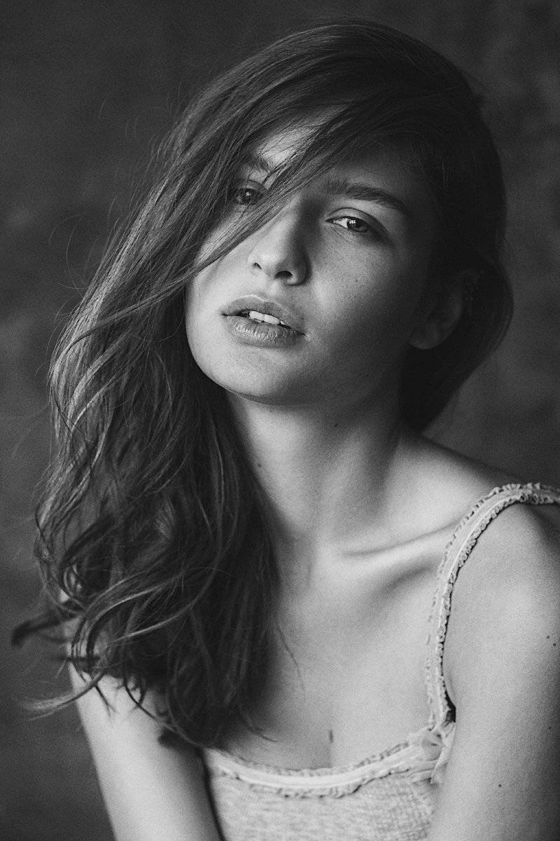 девушка,портрет, натуральный свет,чб, черное, белое, классический портрет, Иван Копченов