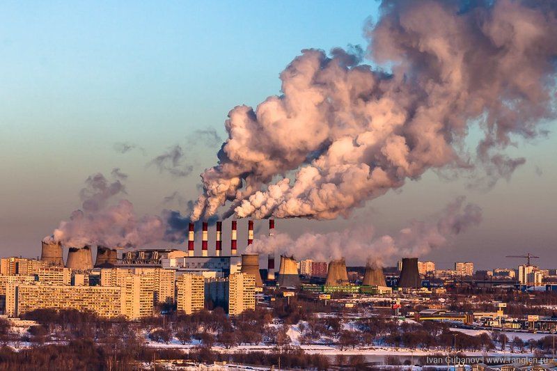 бирюлёво, западное, тэц, завод, предприятие, пейзаж, вечер, индустриальный, дым, пар, небо, зима, экология, город, мегаполис, электростанция, трубы, район, россия, городской, 22, капотня, марьино, братеево Пока не зашло солнце фото превью