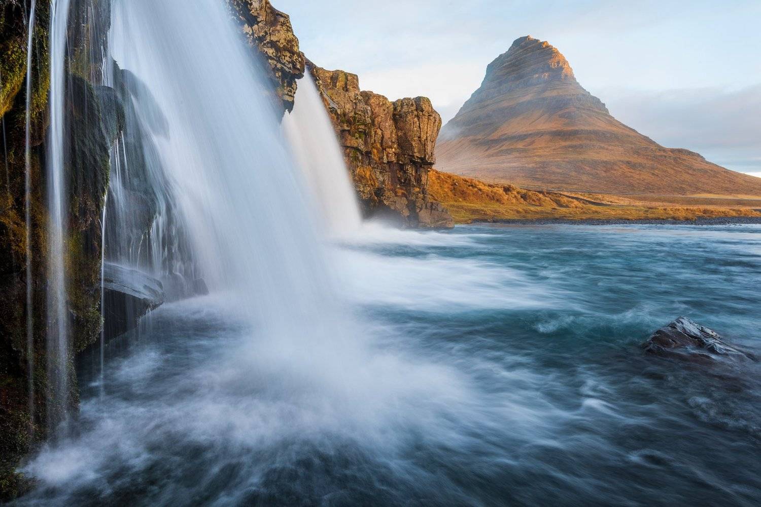 kirkjufellsfoss, исландия, водопад, рассвет, iceland, Вадим Балакин
