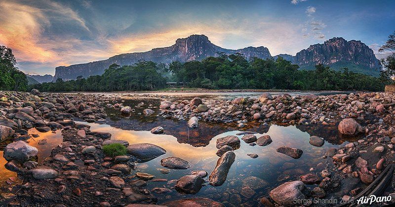 Анхель, Ауянтепуй? Auyantepui, Angel falls, Venezuela, Canaima, tepui, waterfall Ауянтепуй фото превью
