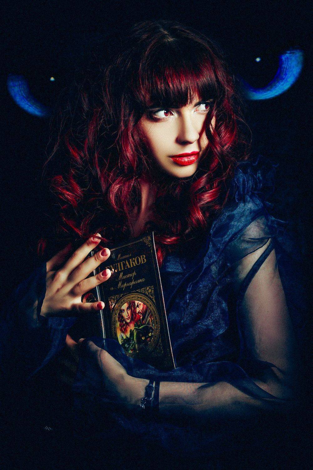 woman, portrait, redhead, beauty, eyes, studio, light, Руслан Болгов (Axe)