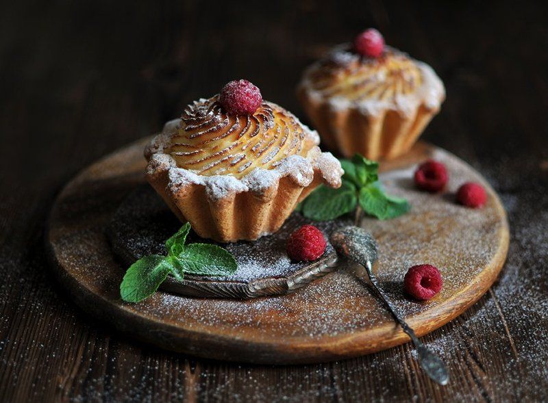 натюрморт , пирожные , праздник, фуд фото С пироженками :) фото превью