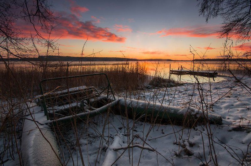 winter, siecino, pentax, Wreck фото превью