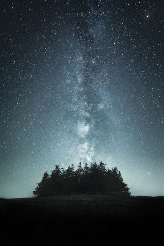 astrophotography, astronomy, galaxy, milky way, nightscape, night, sky, stars, long exposure, nature, bulgaria, space, panorama Alien фото превью