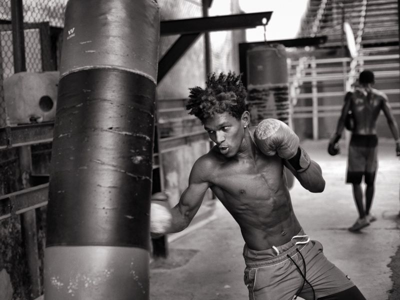 куба, гавана, cuba, havana, уличное фото, путешествие, adventure, travel, tourism, туризм, чб, спорт, бокс Cuba (Havana) фото превью