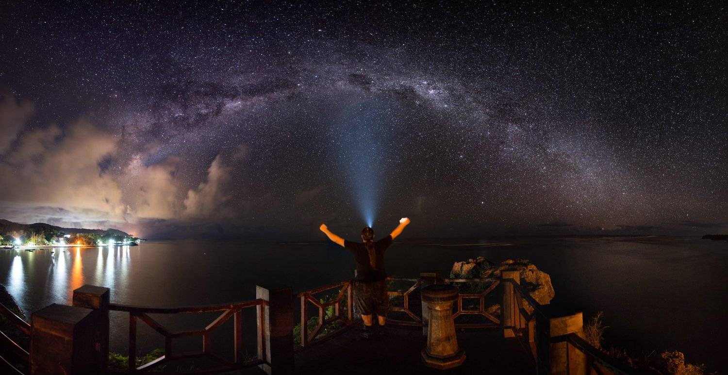 Milky way, Mauritius, travel, Jarkko J&auml;rvinen