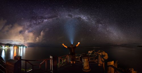 Milky way in Mauritius