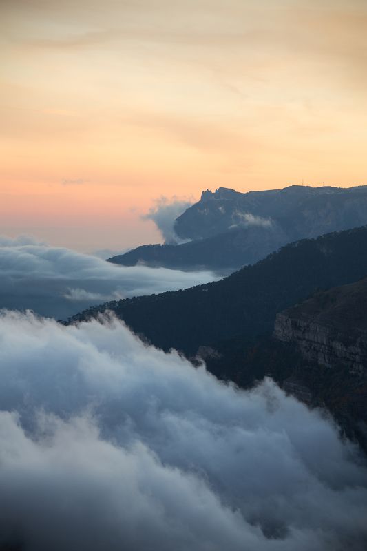 крым ялта ялла crimea обрыв скалы закат О Крымских пантерах... фото превью