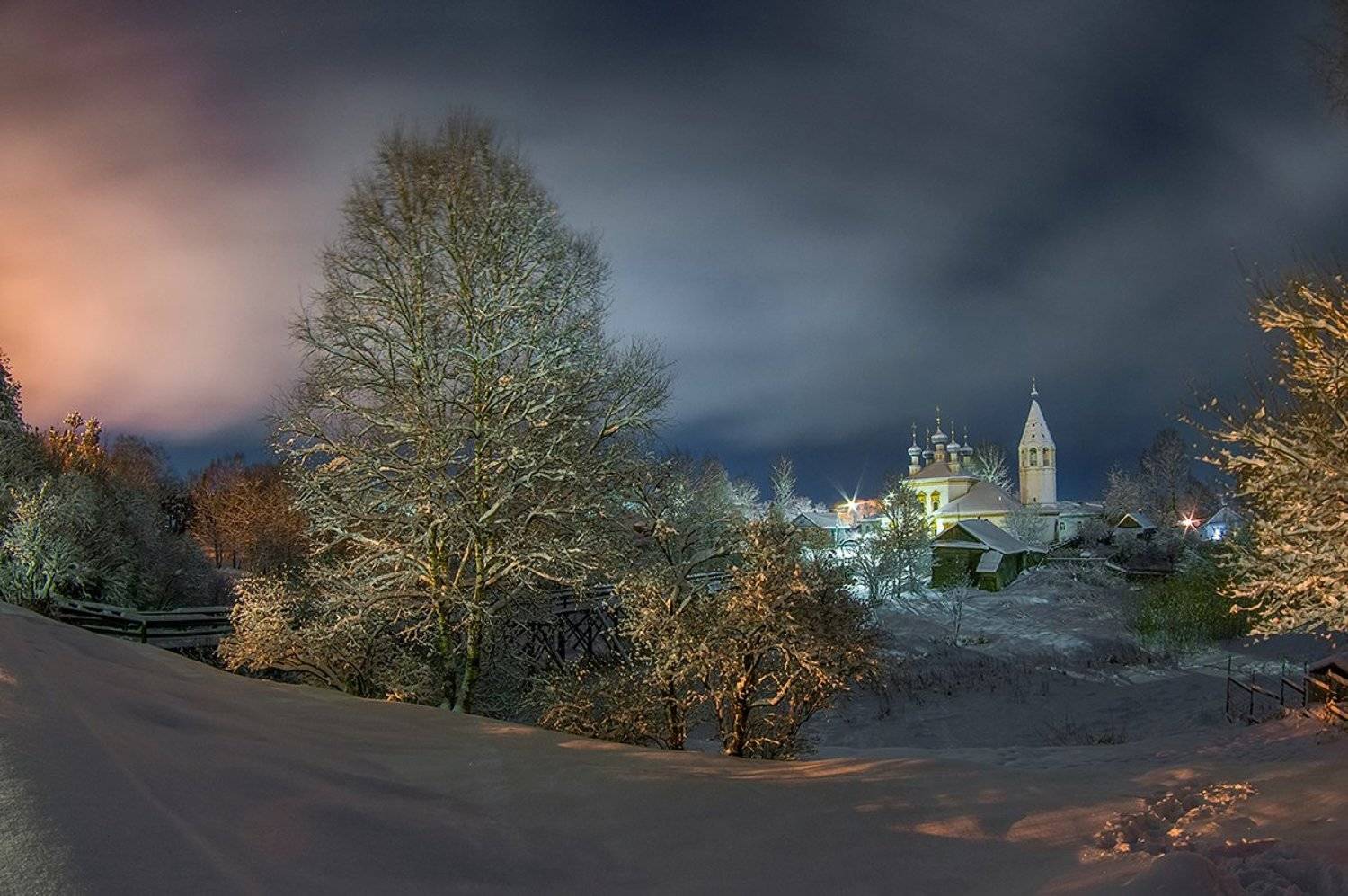 зима вечер снег огни, Марина Мурашова