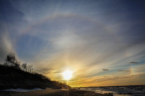 Гало на балтийском море