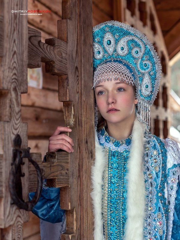 дубна, зима, портрет девушки, россия, снегурочка Жила-была снегурочка... фото превью