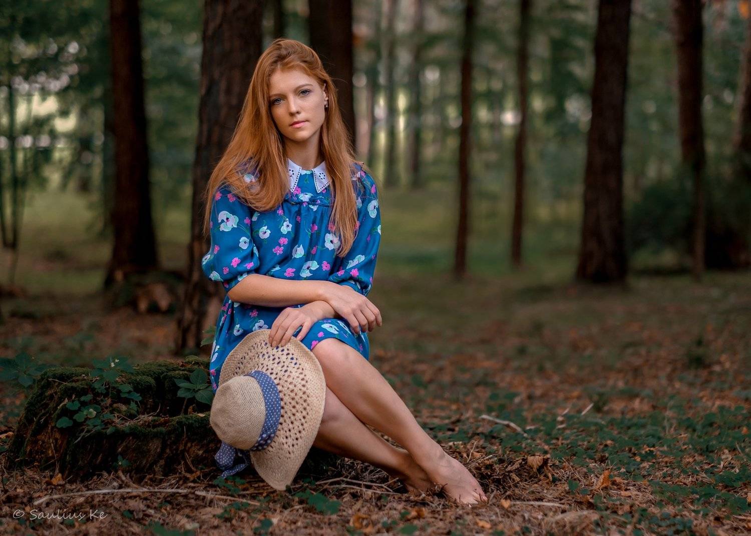 beauty, portrait, girl, young, female, redhead, Saulius Ke