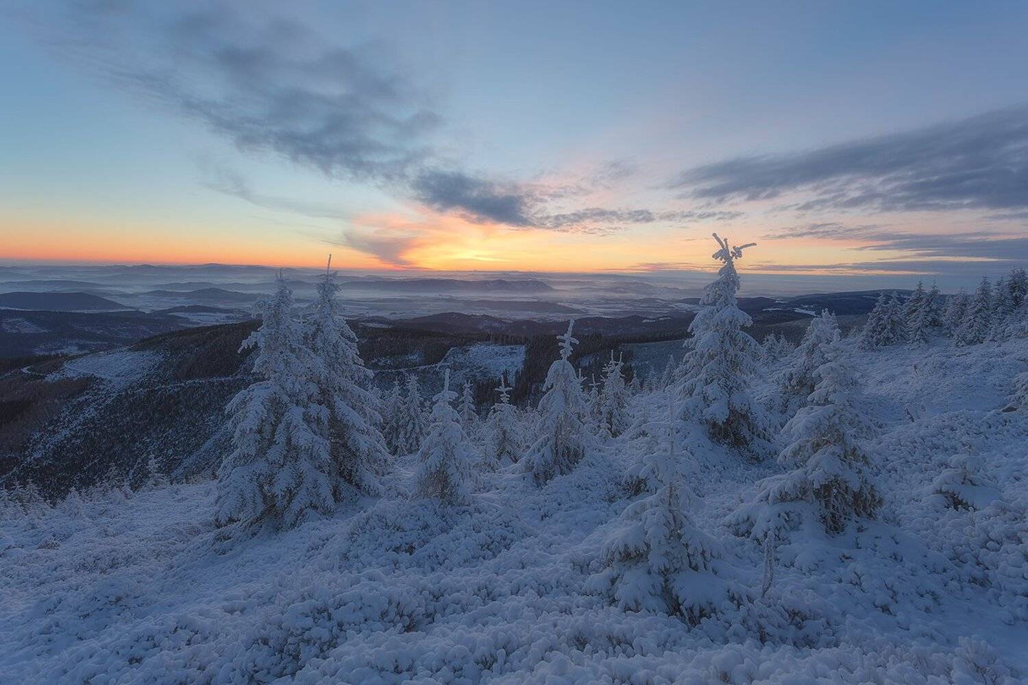 landscape,canon,winter,sunrise, Iza,Darek