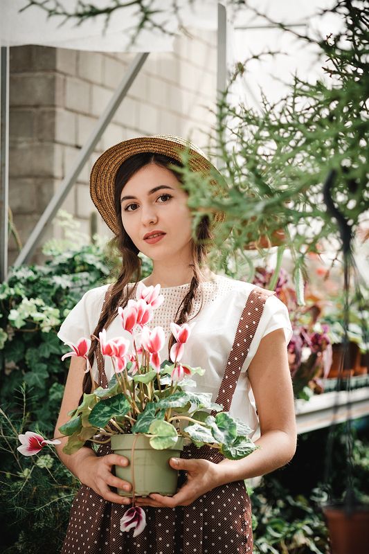 портрет девушка весна модель model portrait art girl spring annromanovska  Spring is coming фото превью