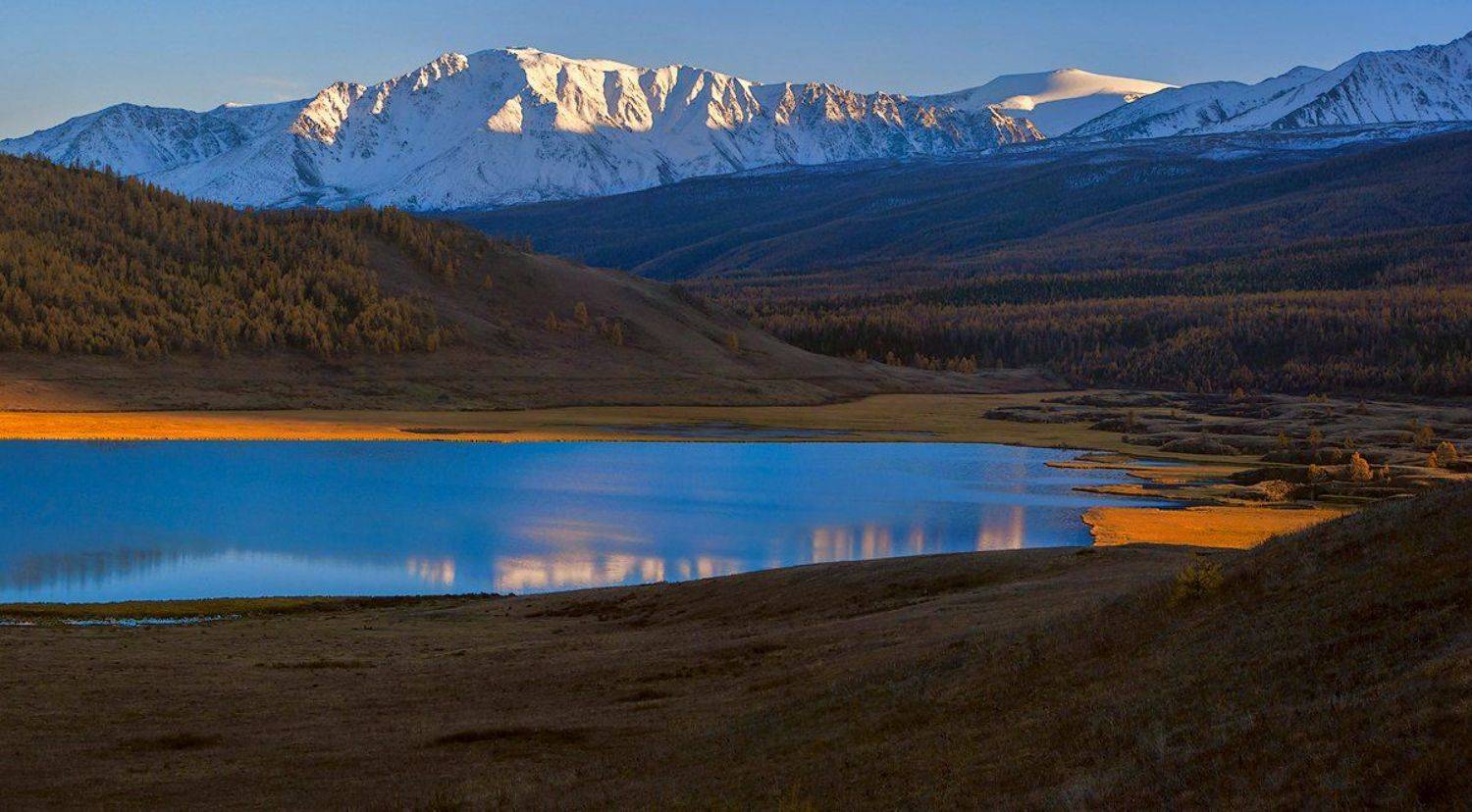 закат, озеро джангысколь, урочище ештыкель, горный алтай, республика алтай, кош-агачский район, Валерий Пешков