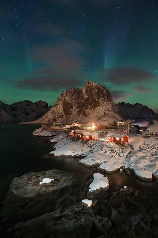Hamnøya aurora фото превью