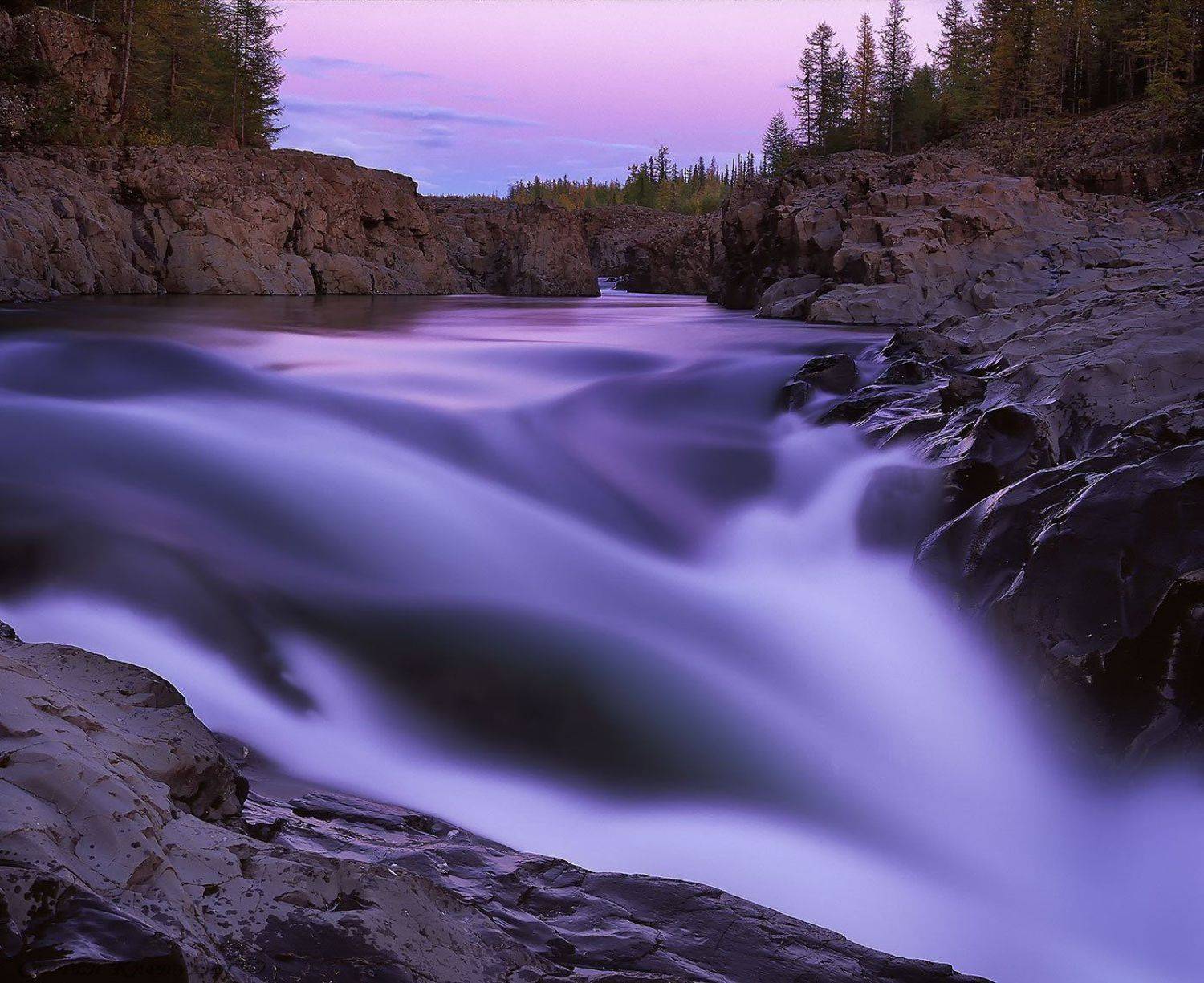 плато путорана, река эдынгде, слайд 6х7, Сергей Карпухин