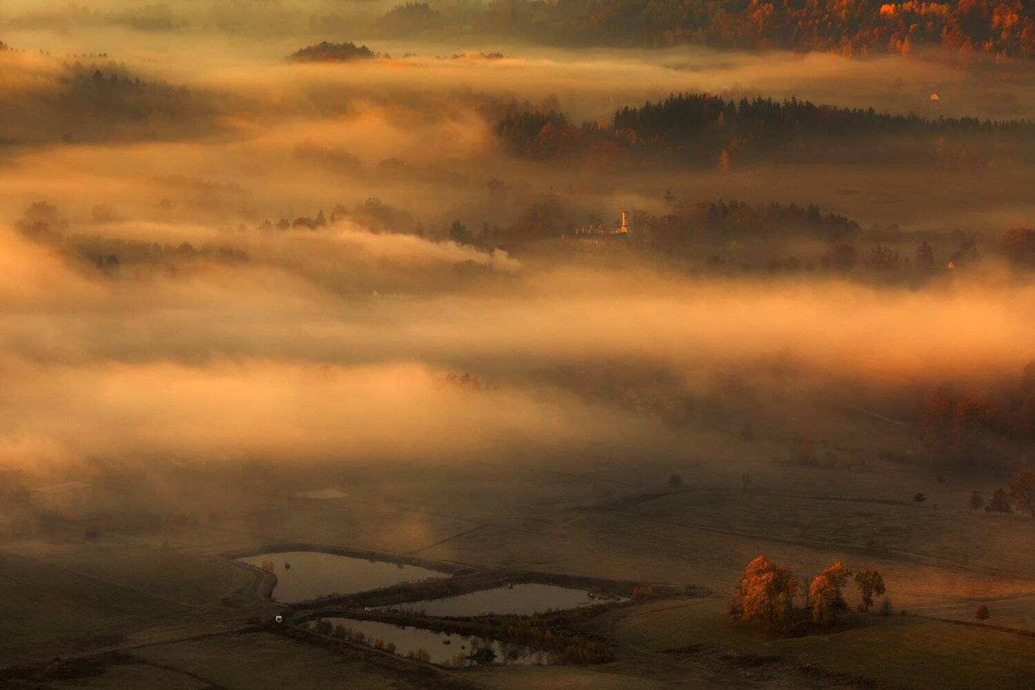 landscape,canon,mist,light,autumn, Iza,Darek