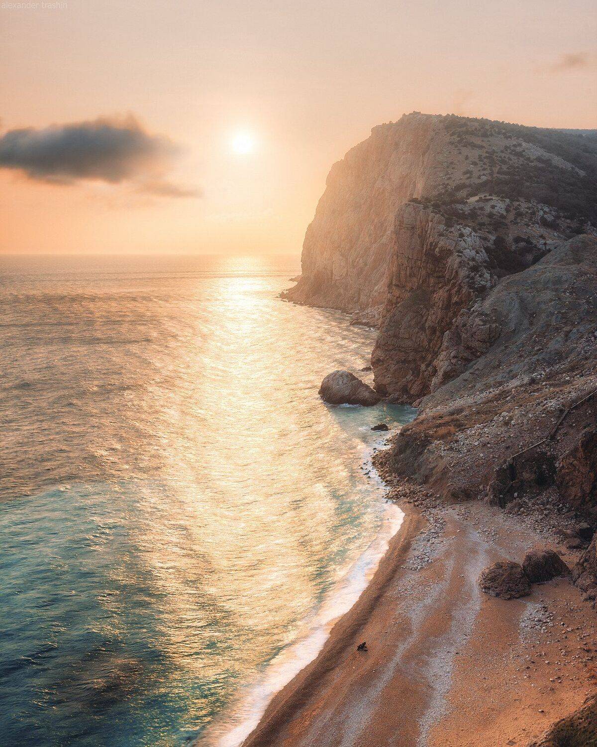 крым, плато карань, васили, балаклава, весна, закат, Александр Трашин