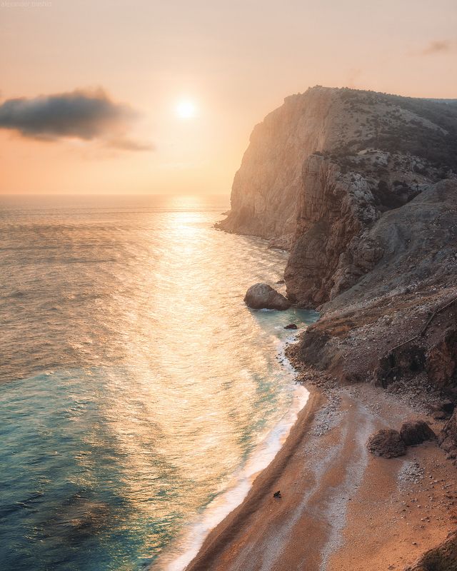 крым, плато карань, васили, балаклава, весна, закат Warm Sunset фото превью