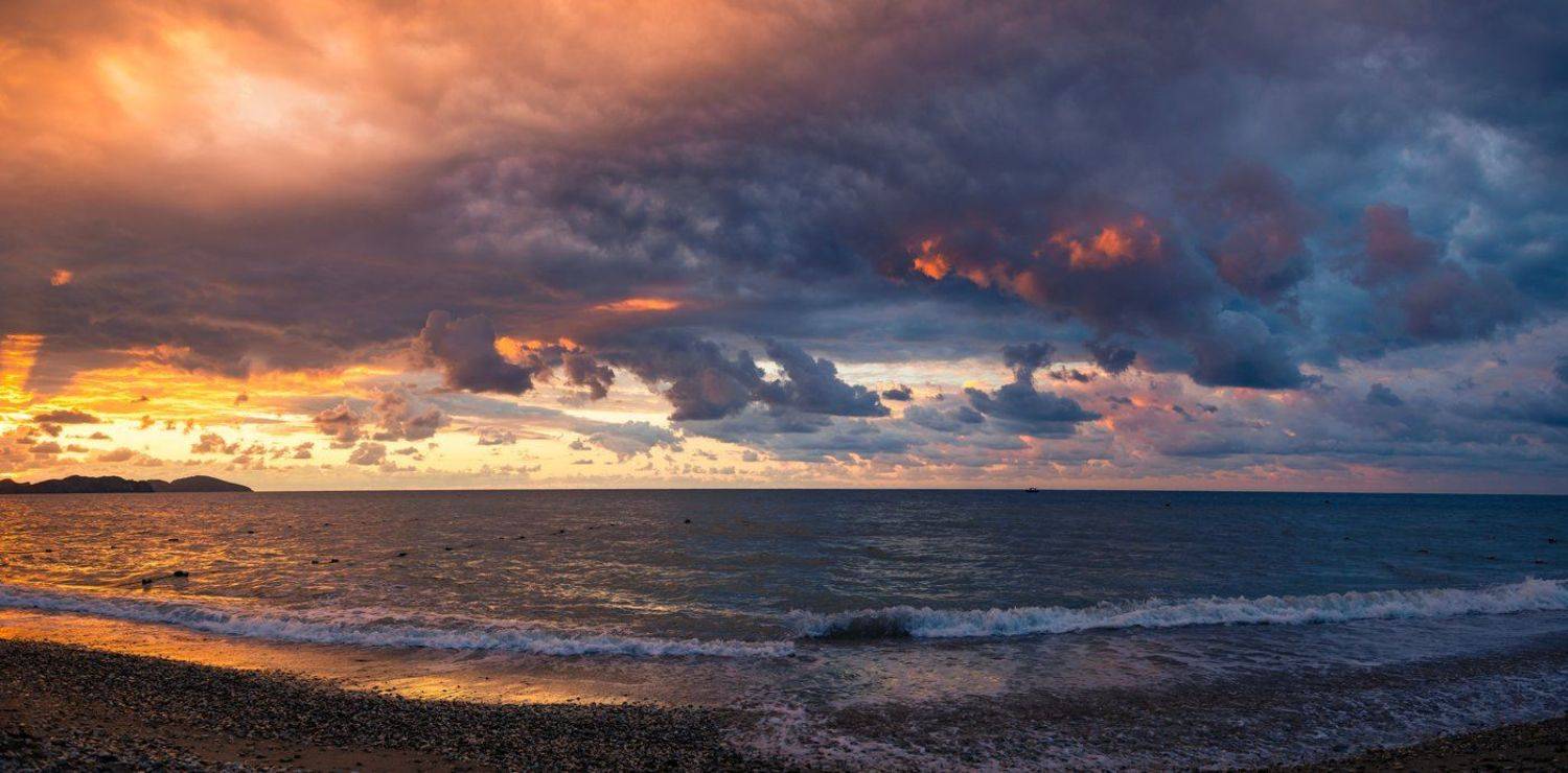рассвет, море, коктебель, Галанзовская Оксана