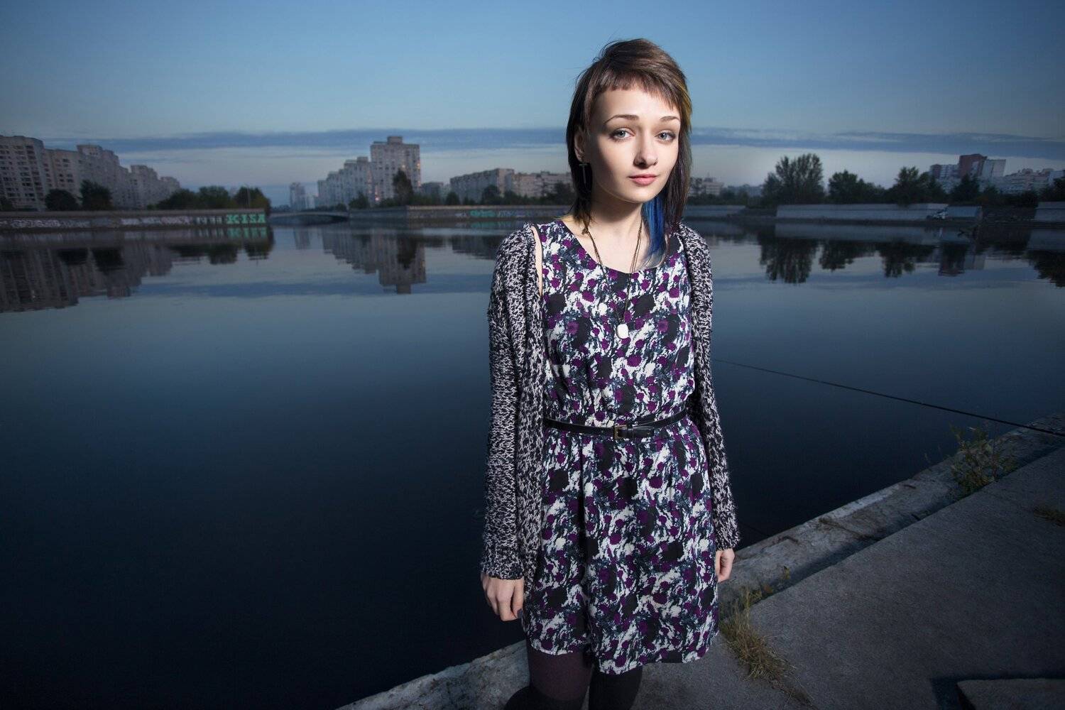 портрет, девушка, Дмитрий