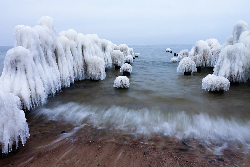 Зимняя сказка седой Балтики фото превью