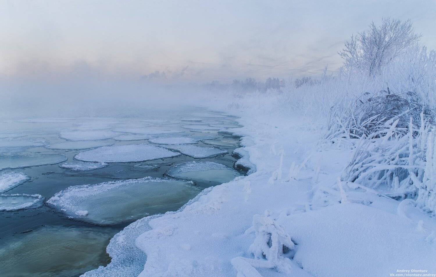 дубна, пейзаж, зима, закат, canon, Андрей Олонцев