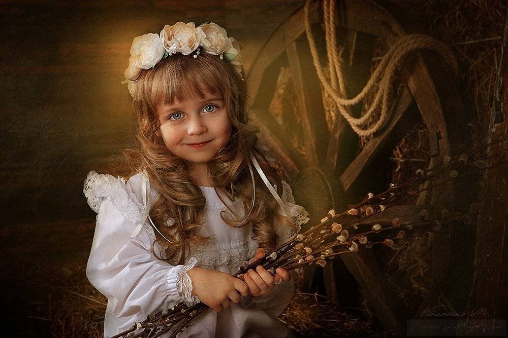 Пасха,верба,девочка,ребенок, Марина Володько
