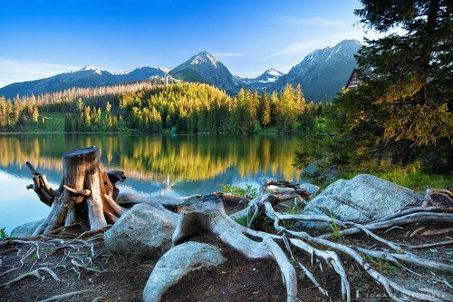 Sunrise at Štrbské Pleso