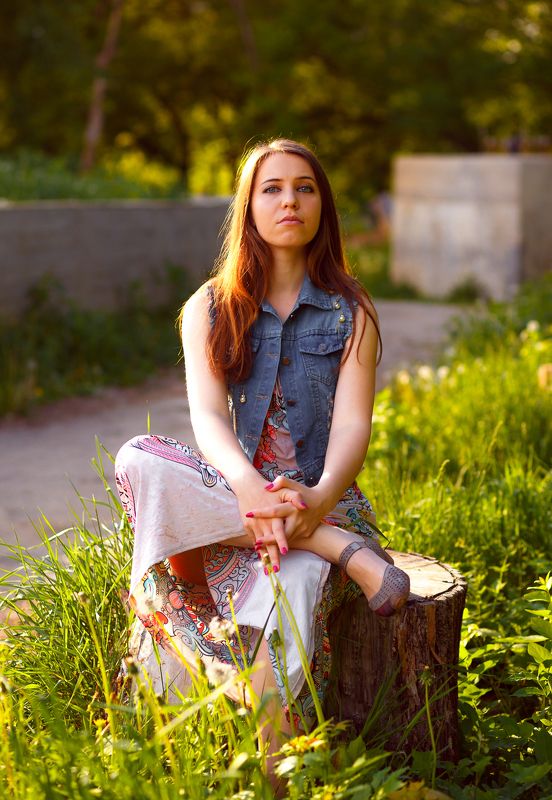 цвет, девушка, модель, портрет, портрет девушки, красотка, лето, настроение художественный портрет, фэшн, гламур, girl, model, beauty, fashion, art portrait, color, glamur Лето пришло фото превью