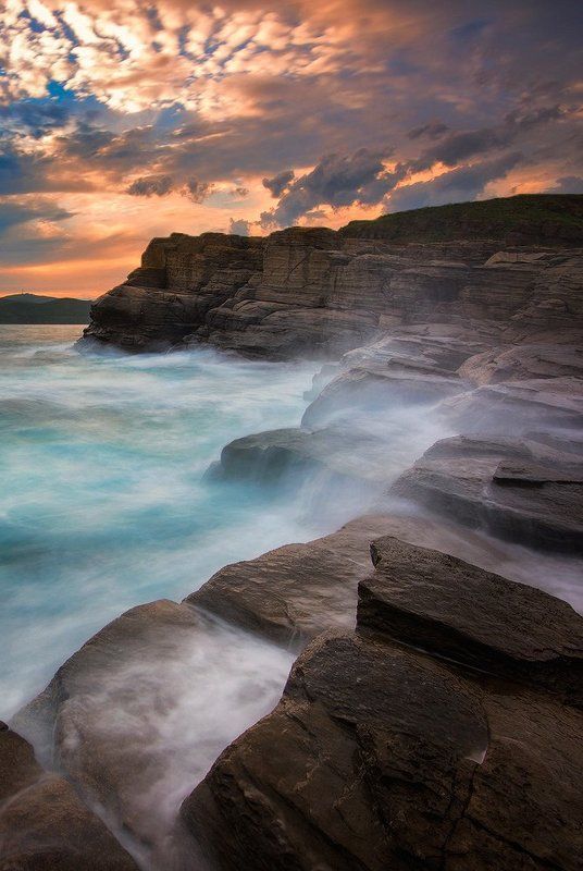 Приморский край заповедник рассвет море солнце Восточные рубежи фото превью