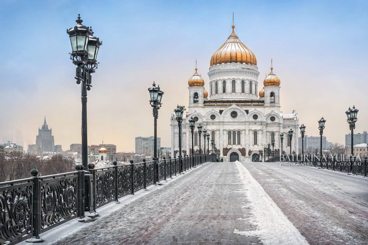 москва, храм христа спасителя, зима, Юлия Батурина