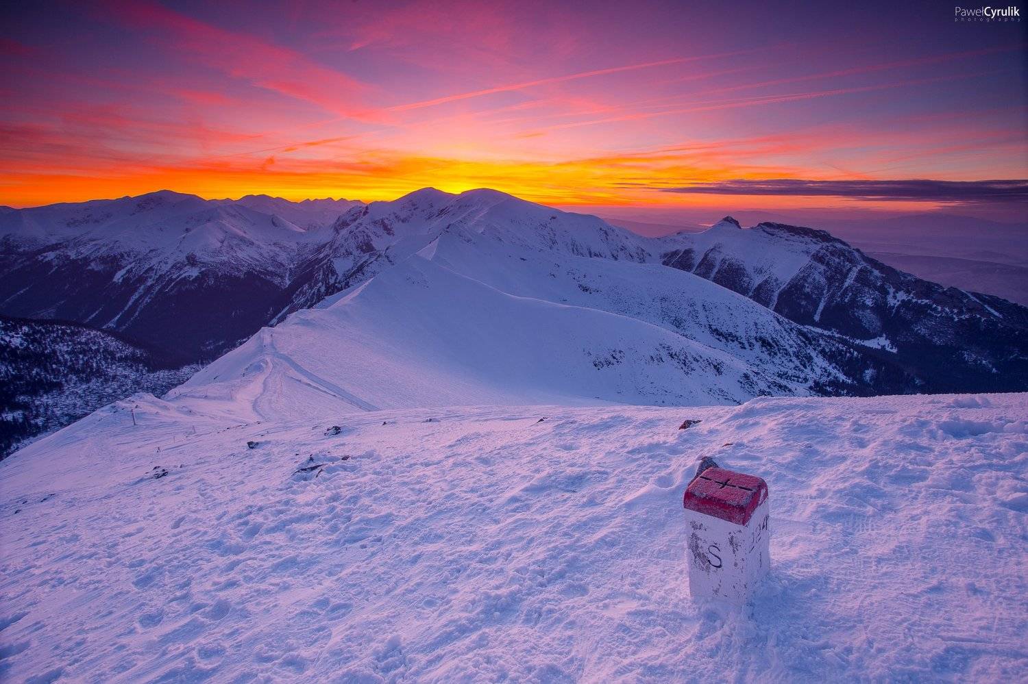 mountain, snow, winter, Paweł Cyrulik