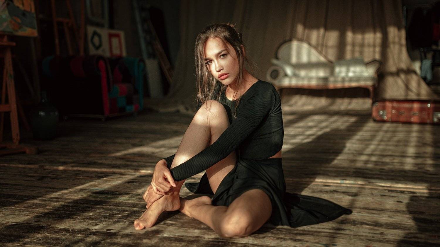 портрет, арт, модель, portrait, art, Георгий Чернядьев