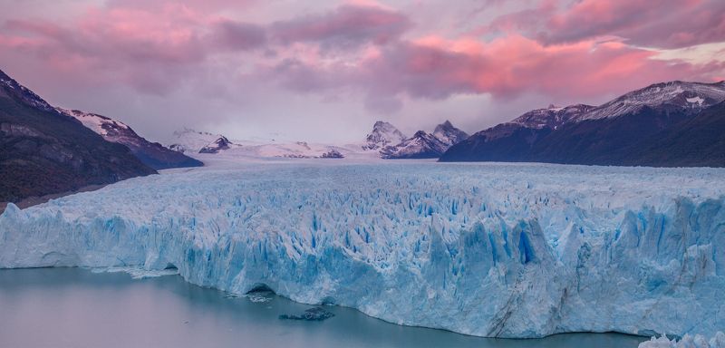 sv-phototravel.com Розовый рассвет в царстве голубого льда фото превью