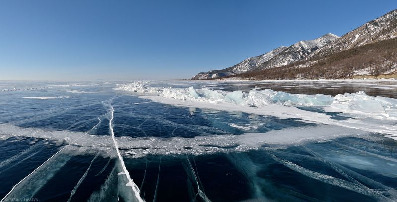байкал, пейзаж, зима, лёд Про лёд на Байкале фото превью