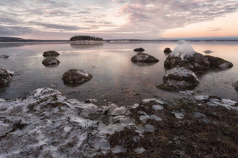 Закат в Нильмогубе фото превью