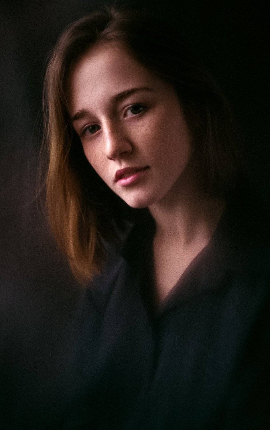 девушка, портрет,  натуральный свет,  пленка, аналоговая фотография, Иван Копченов