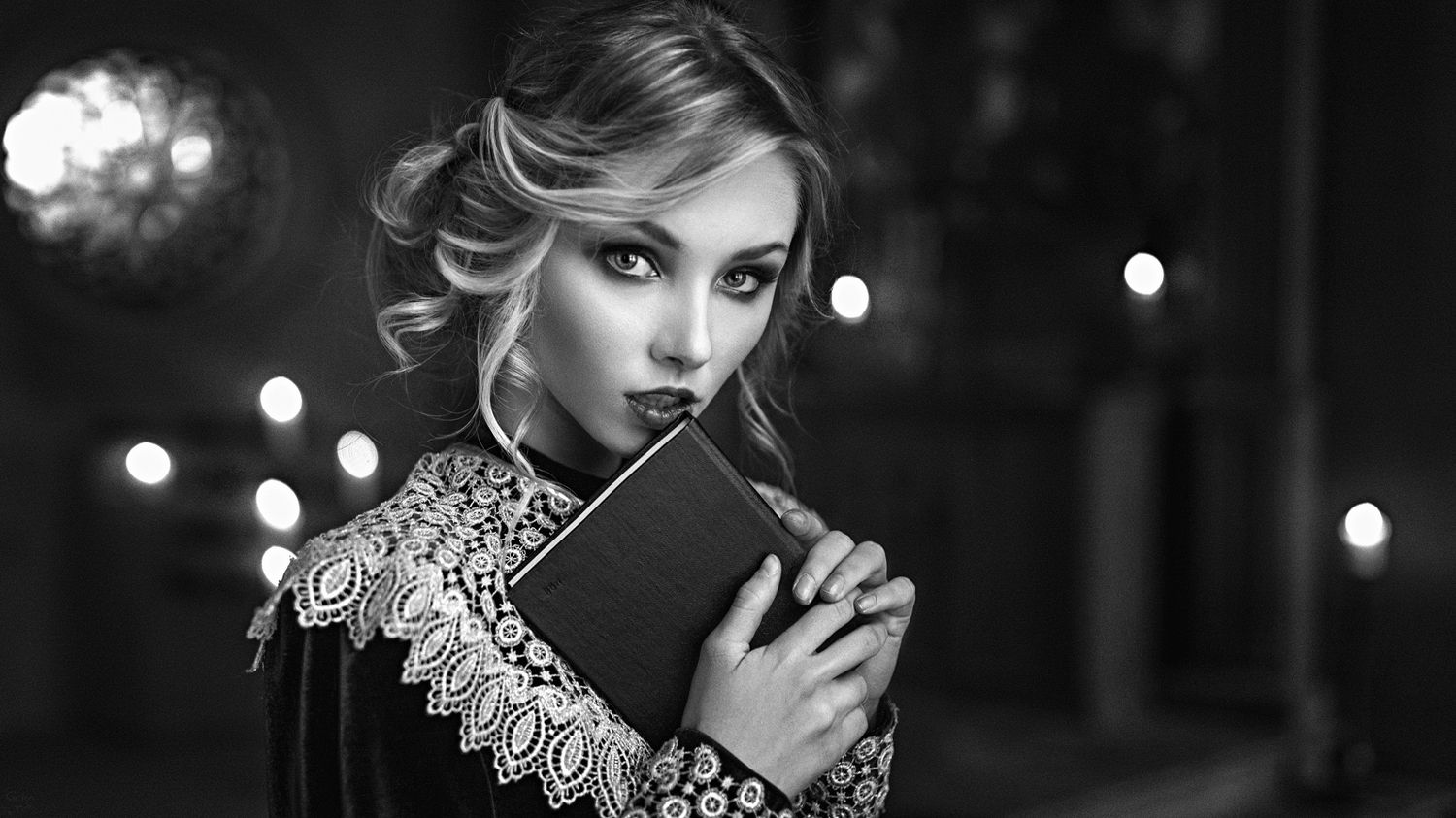 портрет, арт, модель, portrait, art, чб, Георгий Чернядьев