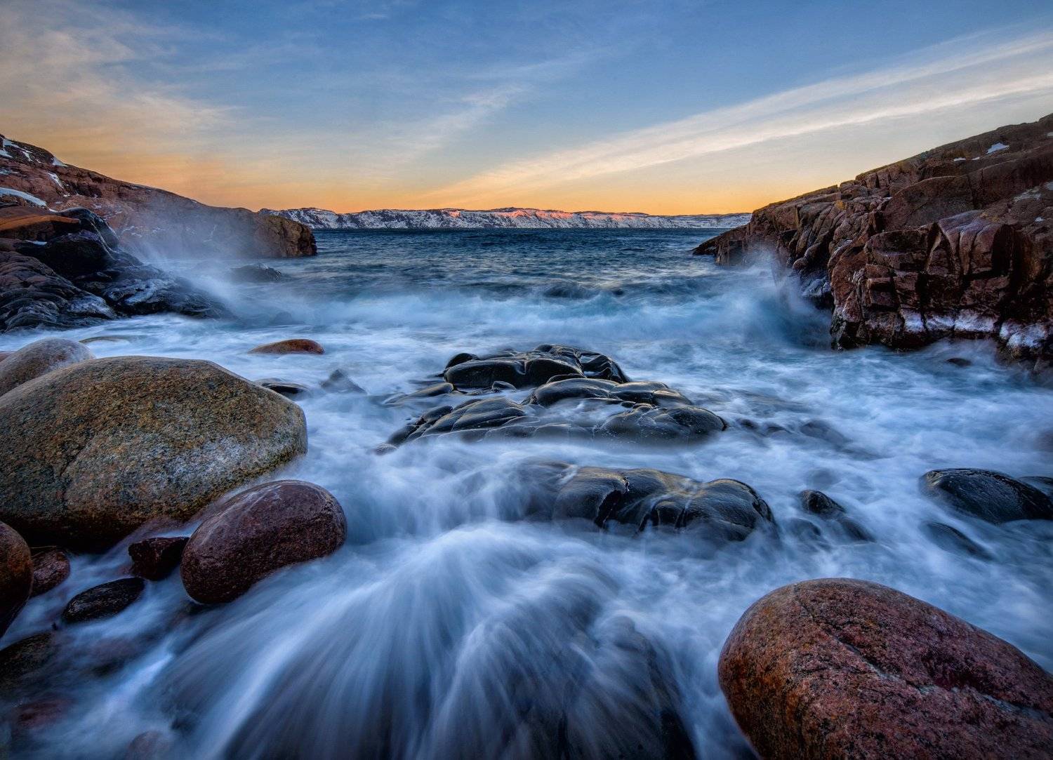 баренцево море, море, кольский, заполярье, рассвет, териберка, Mashin Rostislav