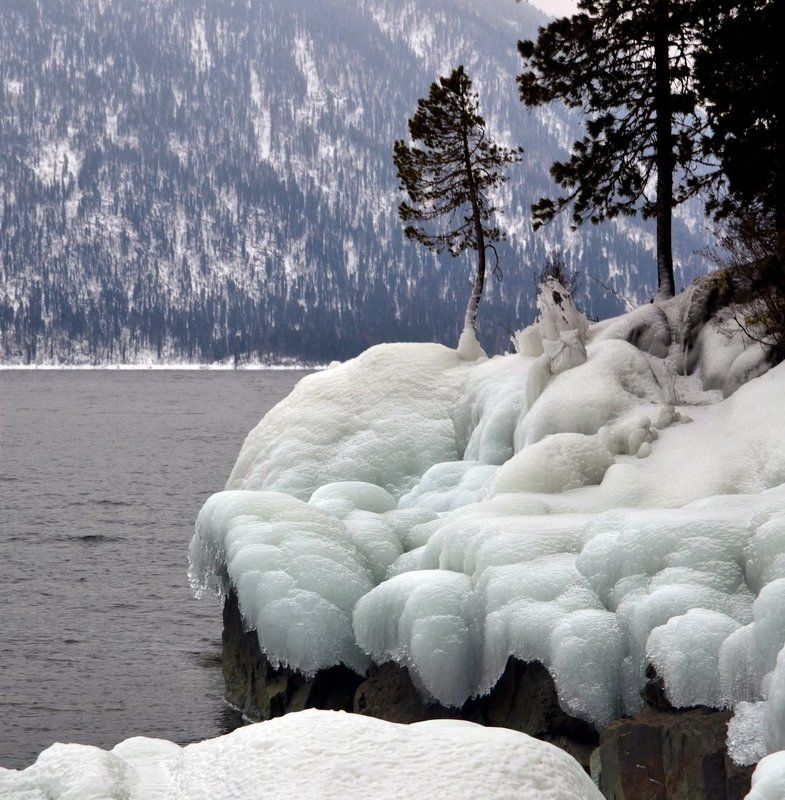Февраль на Телецком озере фото превью