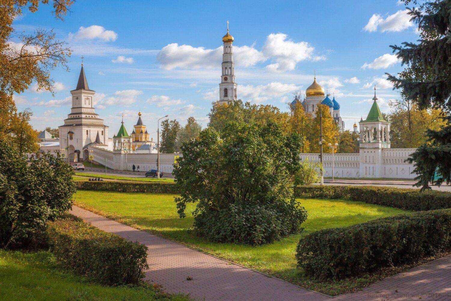 осень, монастырь, николо-угрешский, природа, храм, Виктор Климкин