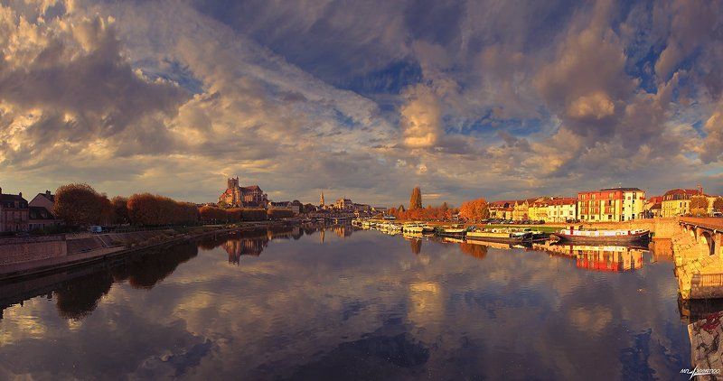 франция,оксэр,france,осень Оксэр фото превью