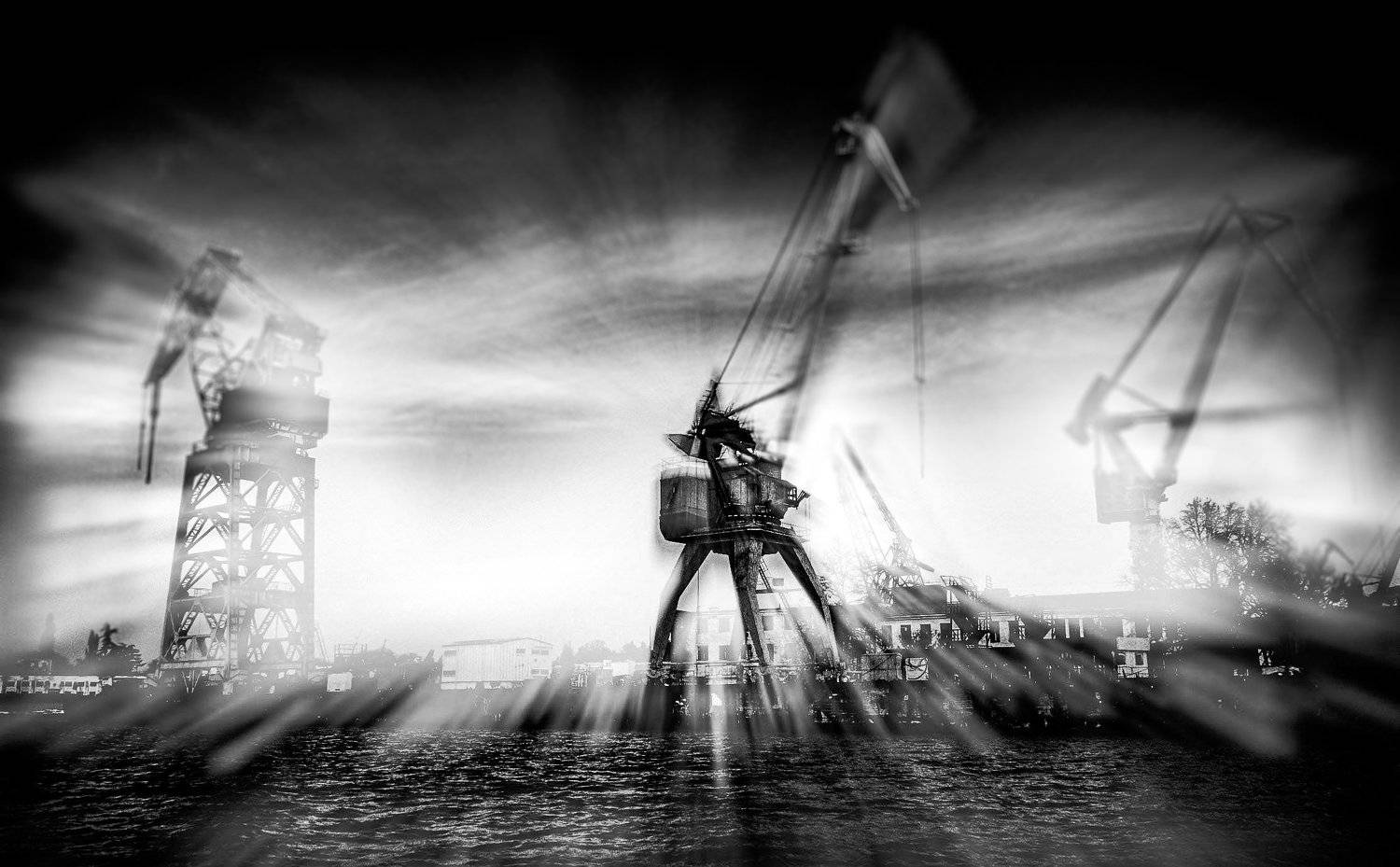 абстракция, война миров, жанр, жанровая, творческая, черно-белое, Дмитрий Несветайлов