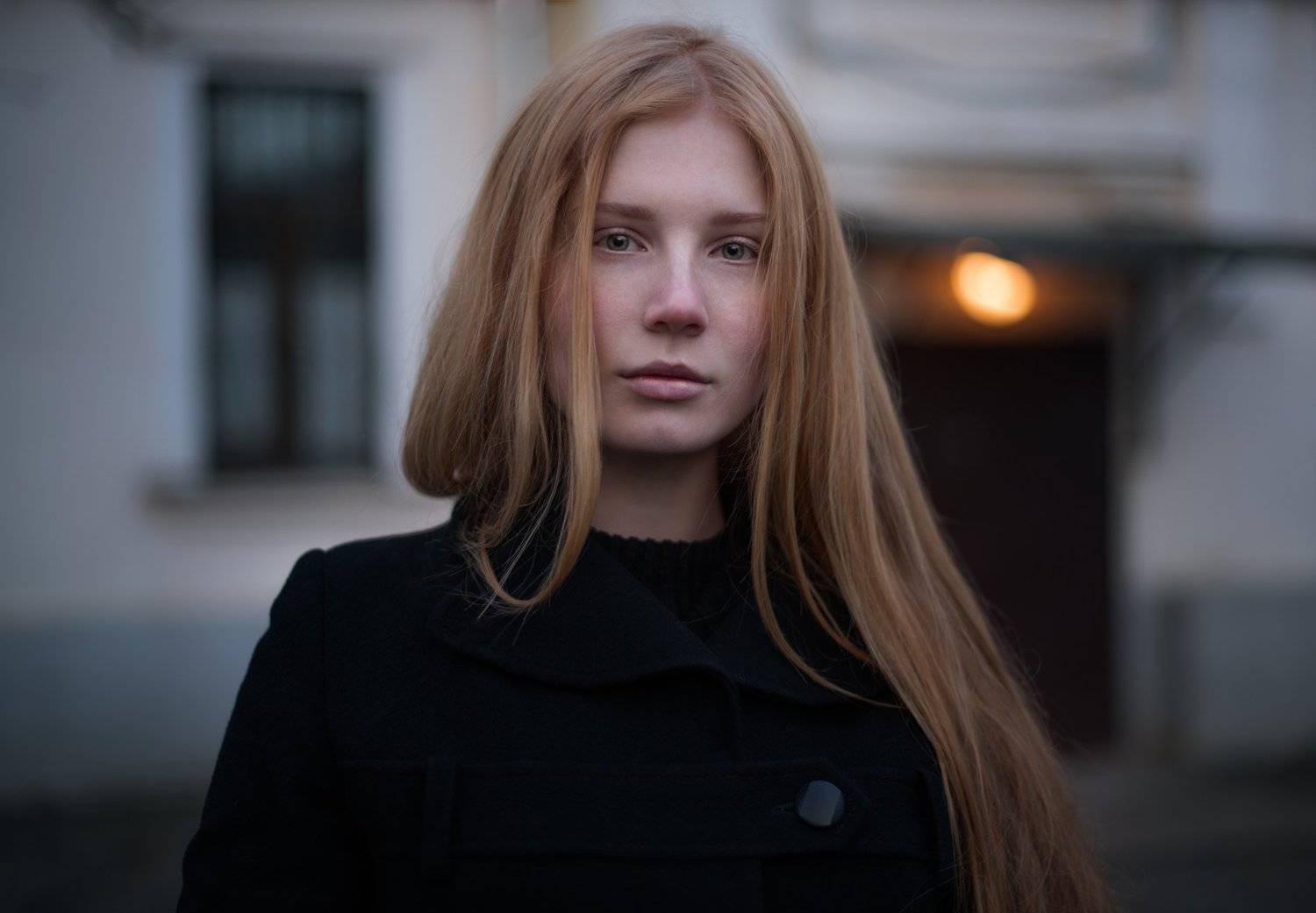 портрет, утро, девушка, фонари, никон, мистика, подъезд, Угрюмов Игорь